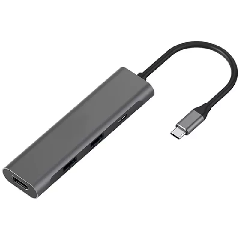 Adapter USB USB-C - 2 x USB 3.0, USB-C PD, HDMI