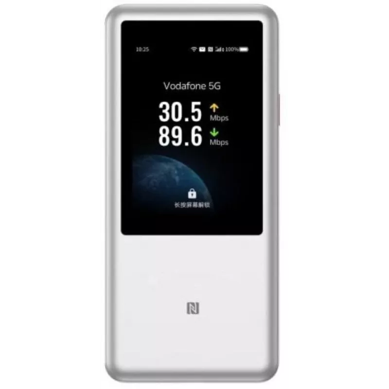 Juhtmevaba ruuter ZTE U60 Pro kahesageduslik Wi‑Fi 802.11ac, 3600 Mbit/s, 10000 mAh aku, valge, sisemised antennid