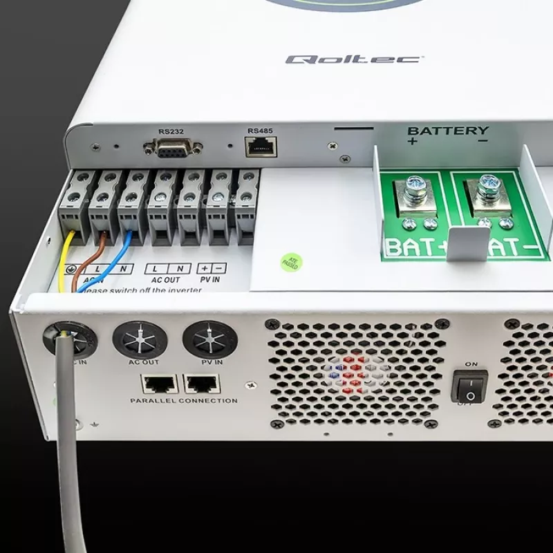 Hübriidne päikeseinverter QOLTEC 53861 6,2kVA 6,2kW