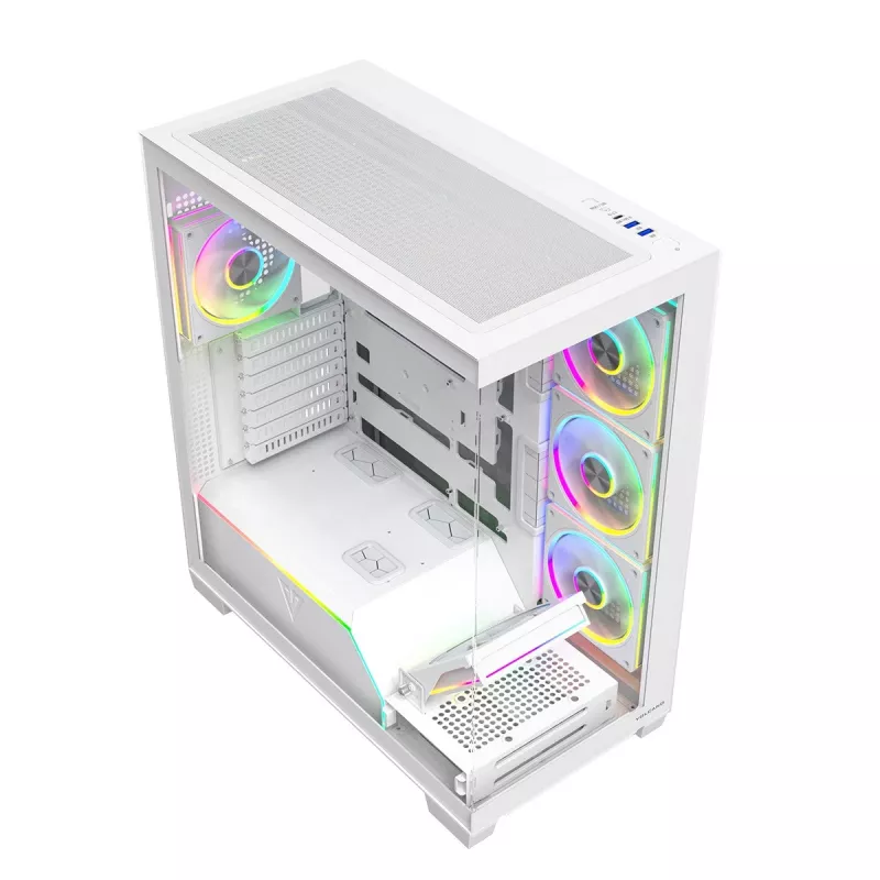 Modecom Volcano Stellar Plus ARGB Midi 5F Valge