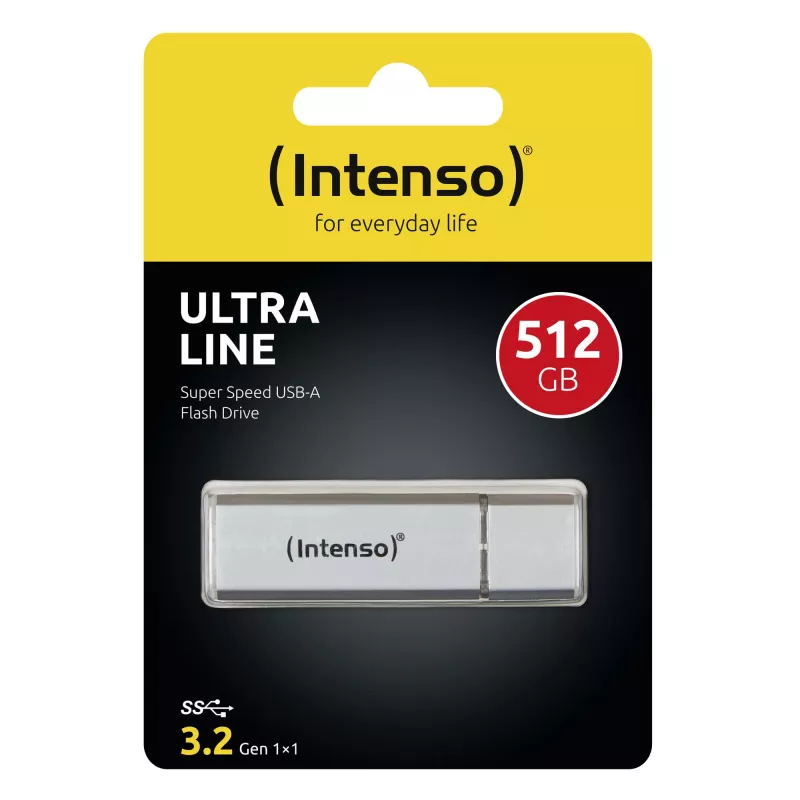 USB-mälupulk Intenso 512 GB USB Type-A 3.2 Gen 1 hõbedane