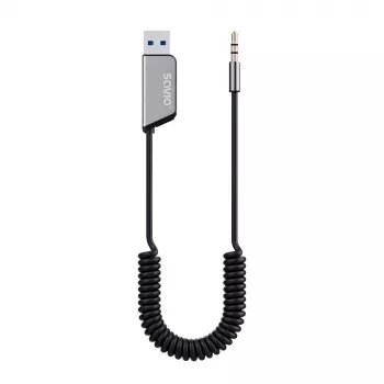 Savio TR-16 saatja AUX-adapter käed-vabad funktsiooniga, Bluetooth 5.3, Google Assistant/Siri