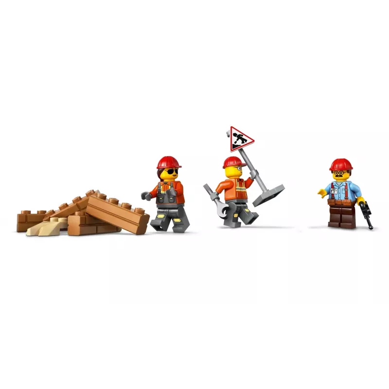 Toy konstruktsioonibuldooser LEGO 60466, City seeria, 682 tk, 3 minifiguuri, soovitatav vanus 8+, mõõtmed 120×240×130 mm
