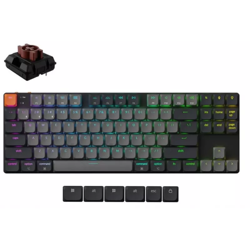 Klaviatuur Wrl K1 RGB/MUST K1X-H3 Keychron