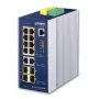 Hallatav kommutaator PLANET IP30 tööstuslik L2+/L4 8-pordine Gigabit Ethernet