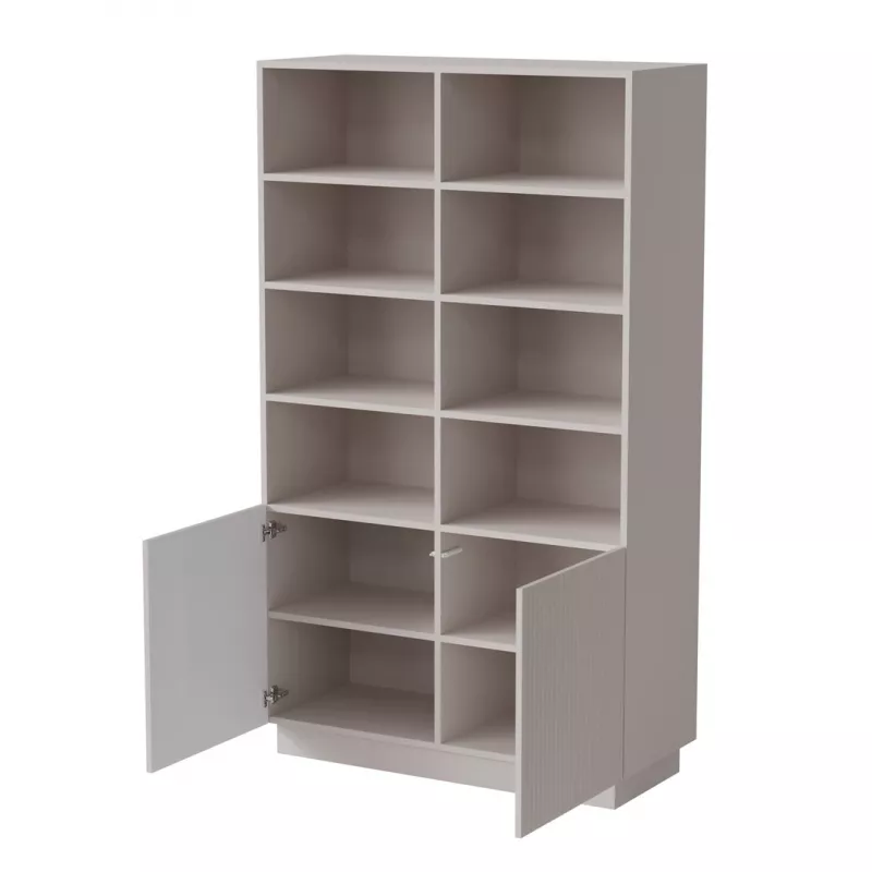 Kapp Cama Meble LIVERTI raamaturiiul 100×420×1705 mm kašmiirvärvi