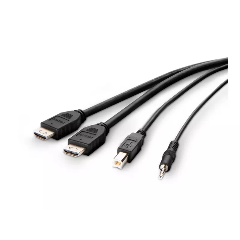 Belkin Secure KVM Combo kaabel - Video- / USB- / Audio-kaabel - TAA-vastav - USB, Mini-Pistik, HDMI (M)