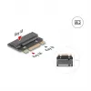 DeLOCK 64342 sisemine M.2 adapter hostiliidesega M.2 isane must