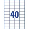 Avery Zweckform 3651 universaalsed sildid 52,5 x 29,7 mm 100 lehte valged