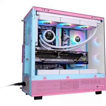 Thermaltake View 270 Plus TG ARGB Bubble Pink - korpus - ATX - Midi/Mini torn - ATX