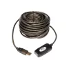 Tripp Eaton Tripp Lite Series 10M USB 2.0 Hi-Speed Active Extension Repeater Cable USB-A M/F 33' 33ft 10 Meter - USB-pikenduskaabel - USB (M)