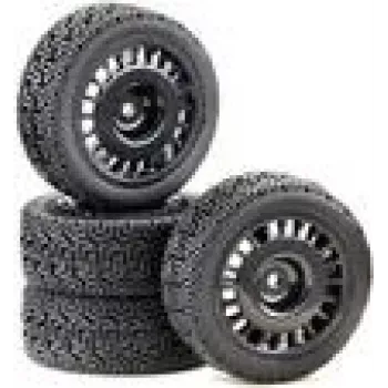 Absima 1 10 Rally Winded Complete Wheels Must 4 tk (2510061)