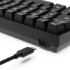 Klaviatuur Sharkoon 100065630 60% juhtmega USB QWERTZ saksa must