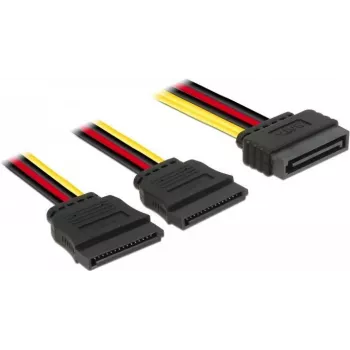 SATA-kaabel DeLOCK 60174 0,15 m SATA 15-pin Must