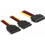 SATA-kaabel DeLOCK 60174 0,15 m SATA 15-pin Must