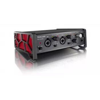 Tascam US-2x2HR USB heli/MIDI liides, kõrge eraldusvõimega, 2 sisendit / 2 väljundit