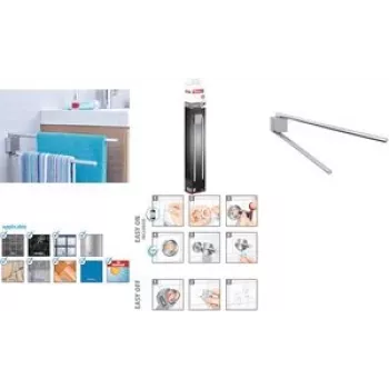 Käterätirõngas Seinale paigaldatav Roostevaba teras TESA 40234-00000-00 Laius 50 mm Sügavus 420 mm Kõrgus 80 mm