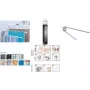 Käterätirõngas Seinale paigaldatav Roostevaba teras TESA 40234-00000-00 Laius 50 mm Sügavus 420 mm Kõrgus 80 mm