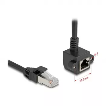 Võrgukaabel DeLOCK 81098 RJ-45 Cat6 2 m Must