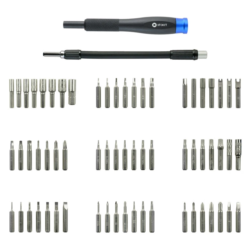 iFixit EU145299 kruvikeeramise otsik 64 tk