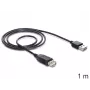 USB-kaabel DeLOCK EASY-USB 2.0-A 1 m must