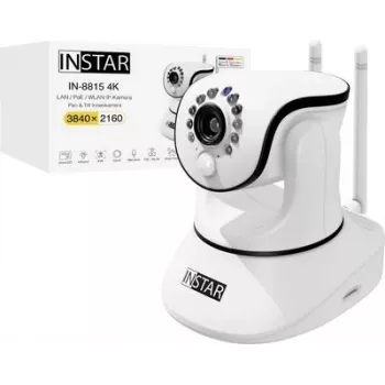 IP-kaamera Instar IN-8815 4K PoE WLAN – 4K eraldusvõime, PoE tugi, Wi‑Fi ühenduvus