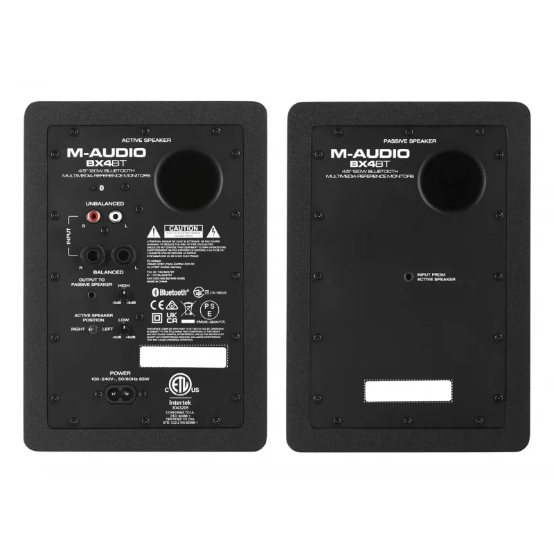M-AUDIO BX4 BT 2x kõlar Must Juhtmega + Bluetooth 50 W