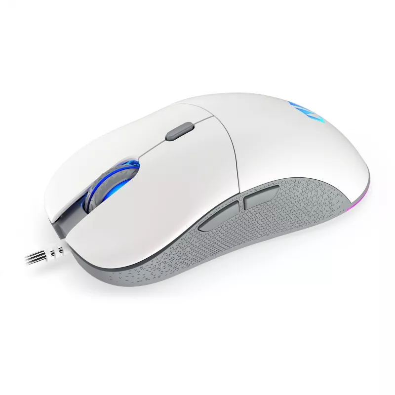 ENDORFY GEM Plus Onyx Valge hiir Gaming paremakäeline USB Type-C optiline 19000 DPI