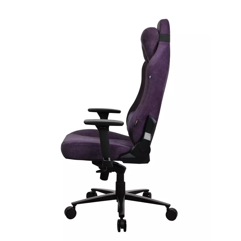 Mängutool Arozzi Vernazza SoftFabric lilla — ergonoomiline disain, reguleeritavad käetoed ja kõrgus
