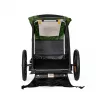Lemmikloomakandur BURLEY Tail Wagon BU-947108 — pehmeküljeline koerakandur, must/roheline