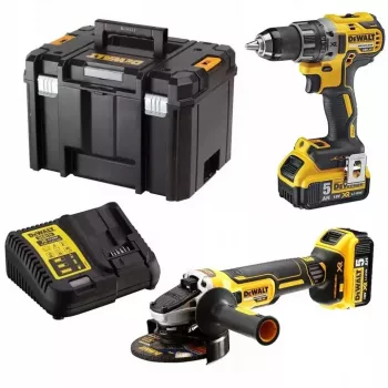 DeWALT 18 V juhtmeta elektritööriistade komplekt – puurimis- ja lihvimiskomplekt