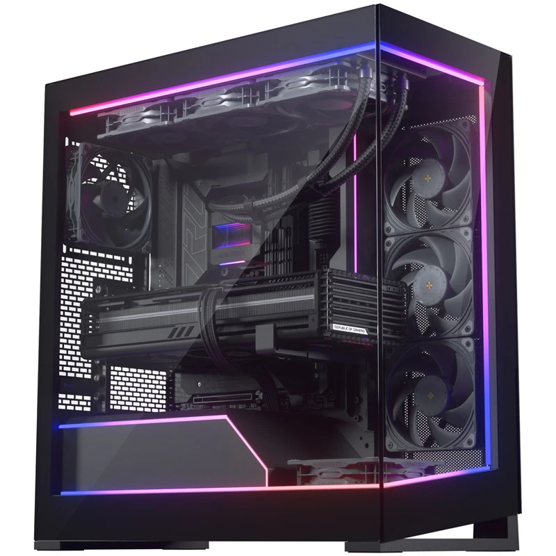 Phanteks NV5 Premium DRGB komplekt + Power Hub, 3x välisraami jaoks, 1x emaplaadi kaablikate - must