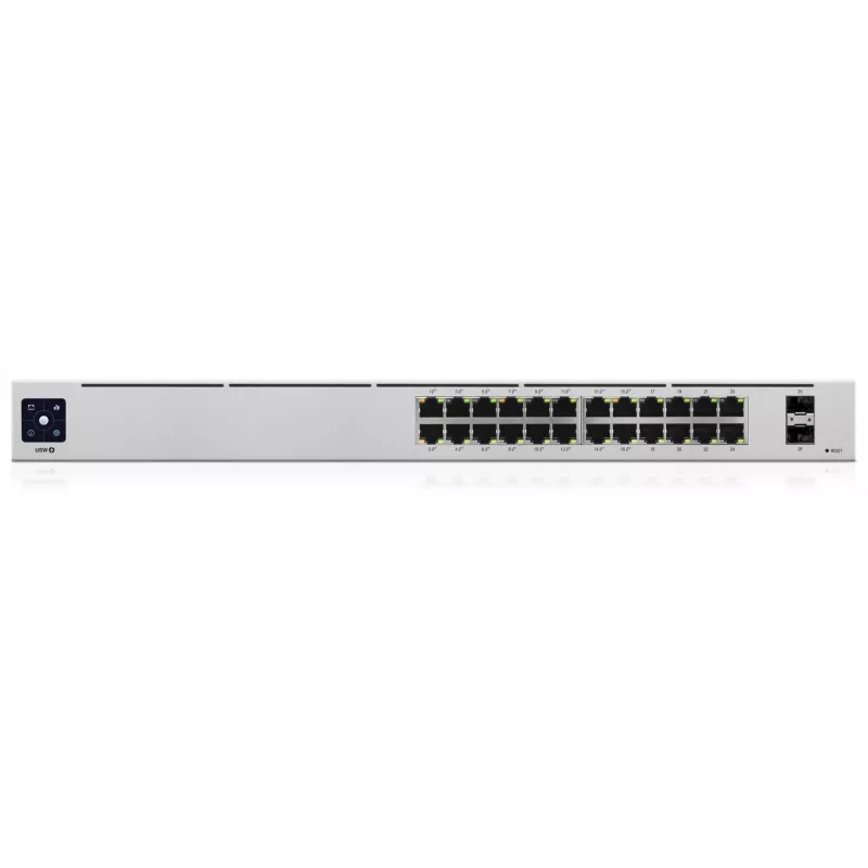 Ubiquiti UniFi 24-port PoE hallatav L2/L3 Gigabit Ethernet (10/100/1000) Power over Ethernet (PoE) 1U hõbedane