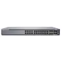 Juniper EX4100 24-port 10/100/1000BaseT PoE+, 4x 10G SFP+ üleslingiporti, 4x 25G SFP28 virnastamis-/üleslingiporti, redundant ventilaatorid, 1 AC toiteplokk JPSU-920-AC-AFO (optika müüakse eraldi) standardtarkvaraga. TAA nõuetele vastav. (EX4100-24P)