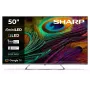 Sharp 4K QLED MiniLED TV | 50JP7265E | 50 | Smart TV | Google TV | UHD | Hõbedane