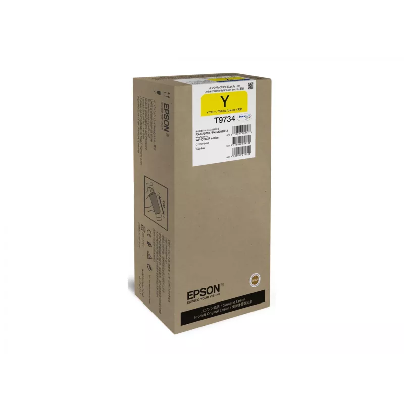 Tindikassett Epson WF-C869R T97340N Kollane XL – Originaal Suure (XL) mahuga