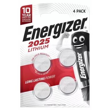 Energizeri spetsiaalsed CR2025 patareid 4 tk