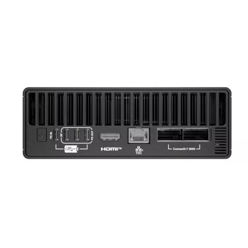 MSI EdgeXpert AI superarvuti lauaarvuti, NVIDIA DGX Spark GB10 Grace Mustwelli arhitektuur, 128 GB LPDDR5 ühendmälu, 4 TB SSD, ARM protsessor, WiFi 7, BT 5.3, NVIDIA DGX OS - EDGEXPERT NVIDIA DGX GB10 128 GB 4 TB