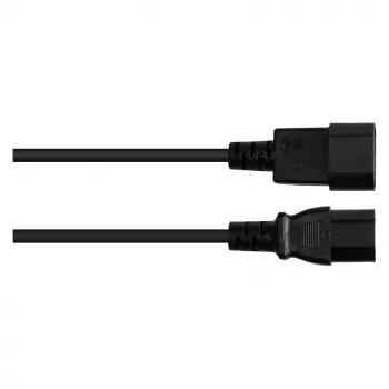 Good Connections IEC-seadme-kuumatingimustes-seade C14 kuni C15 must 5m