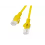 LANBERG võrgukaabel RJ-45 Cat5e PCU5-20CC-0025-Y, 0,25 m, kollane, U/UTP, CCA, 26 AWG