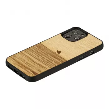 Man and wood telefoniümbrus iPhone 12 Pro Max Terra Must — kaitsev tagakaas