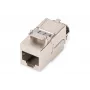 Keystone-moodul Digitus CAT 8.1 RJ-45 varjestatud lame valge