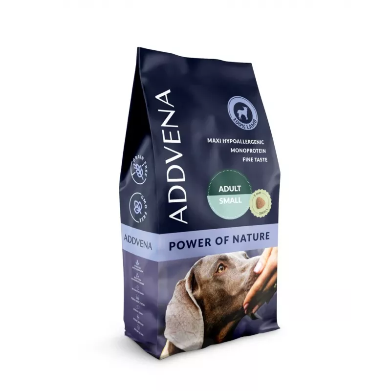 ADDVENA Power of Nature Adult Small Lamb - kuiv koeratoit - 10kg