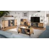 Cama 4D Raamaturiiul OVO 90x38xH90 tamm/betoon