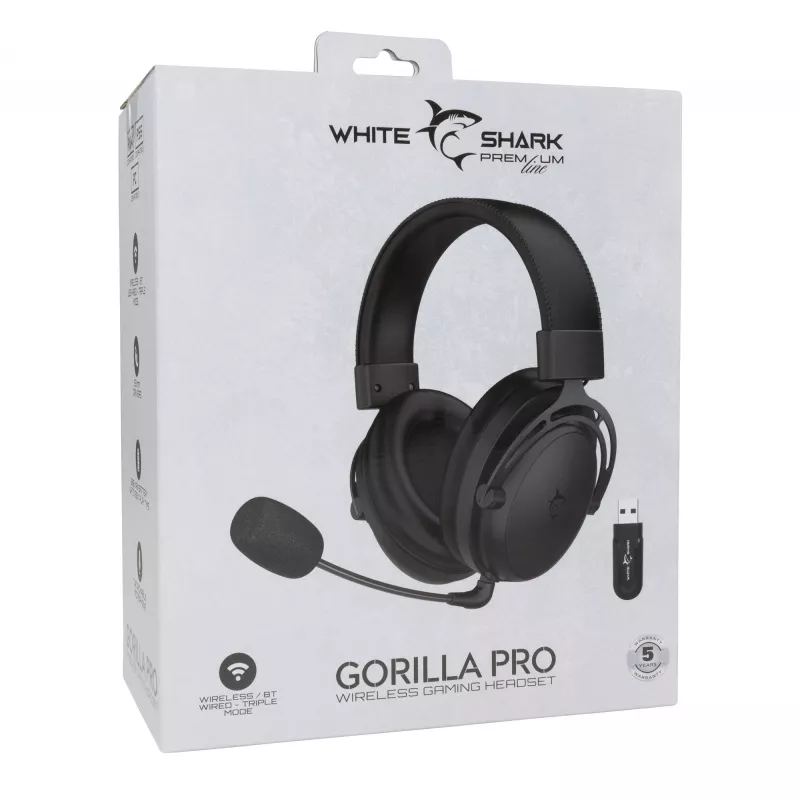 Kõrvaklapid White Shark WGH-2443 Gorilla Pro Must