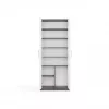 OLIV 2D CLOSED SHELVING UNIT, ANTHRACITE/Valge SET