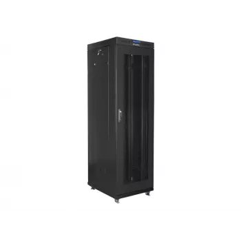 Rackkapp LANBERG FF01-6842-23BL 42U eraldiseisev, 2127,5×600×800 mm, IP20, võtmelukk, rattad