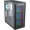 PC korpus Silentware Air 100 Must — kesk-torni ATX-ühilduv korpus, must viimistlus