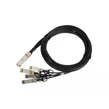QSFP+ DAC kaabel Extralink 40Gbps kuni 4×10Gbps, 3 m, 30AWG, QSFP+ isane–isane