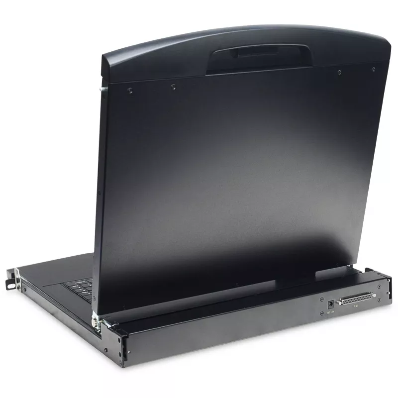 19-tolline LCD KVM-konsool DIGITUS DS-72211-5US, 16 pordiga, Cat 5, 1366x768, US International klaviatuuriga